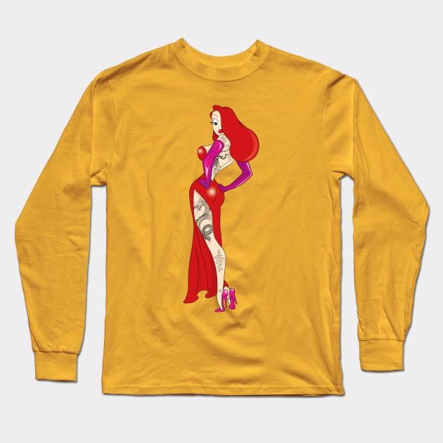 Jessica Tattoo Long Sleeve T-Shirt by BOEC Gear